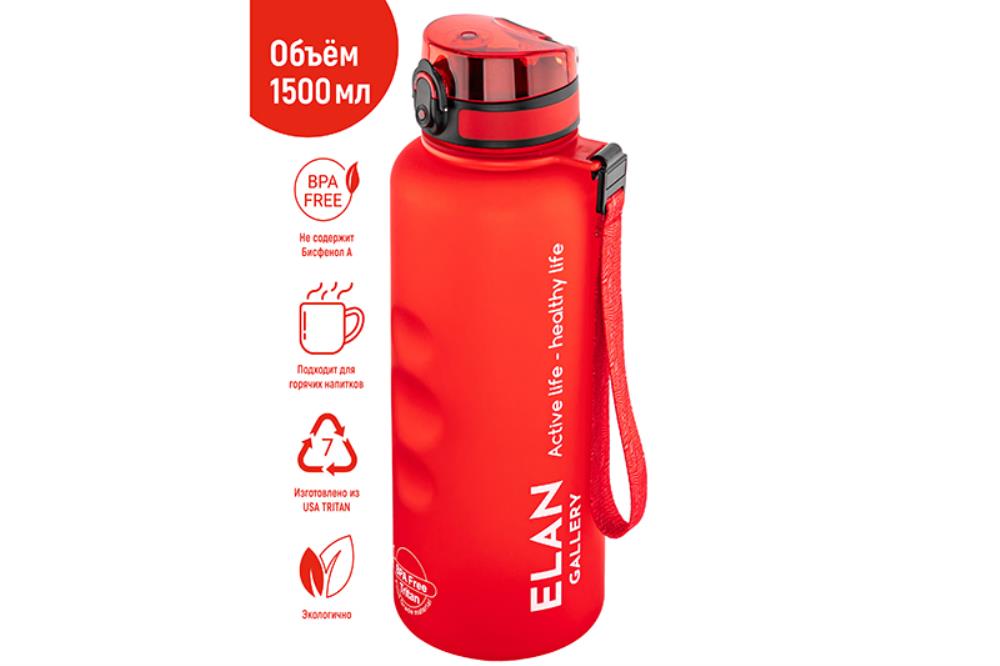 Бутылка для воды 1,5 л 10*10*28,5 см 