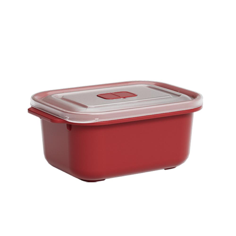 Контейнер для СВЧ с клапаном 2000 мл 155*225*95  (24шт) антрацит