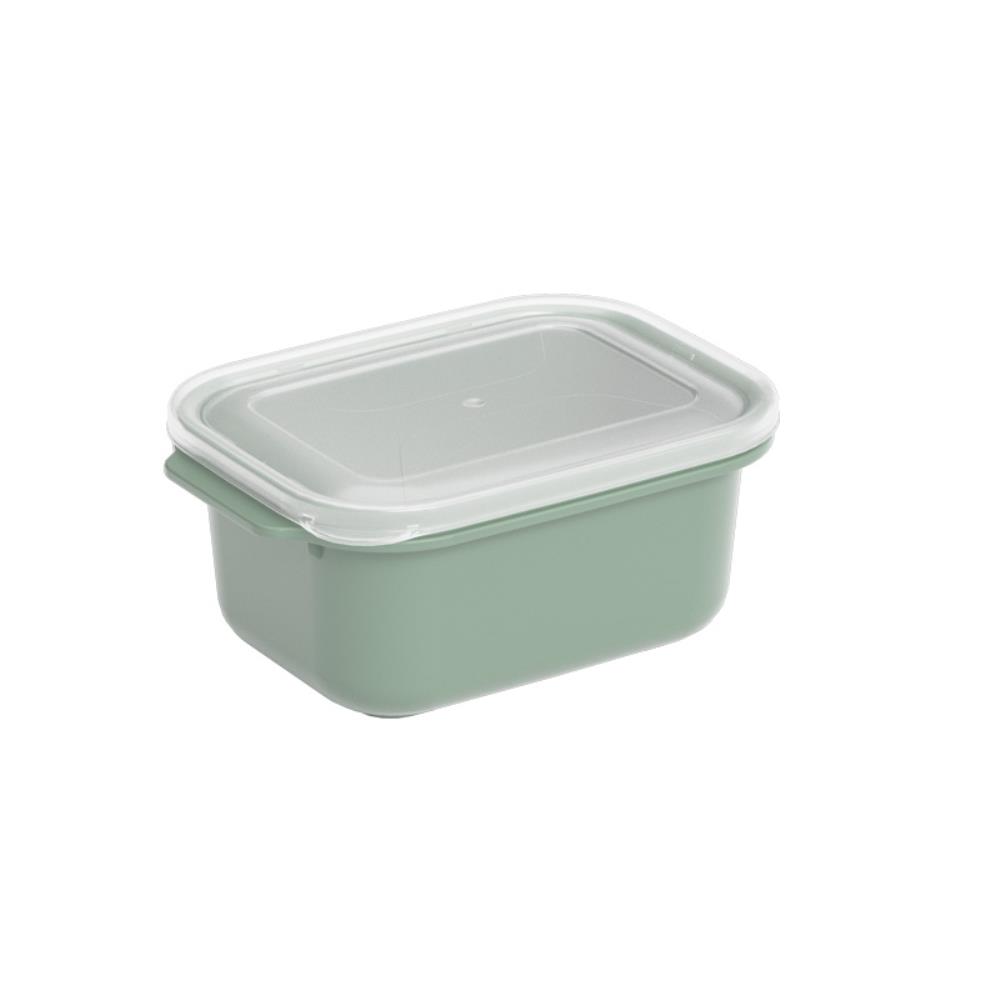 Прямоугольный контейнер 1000 мл оливковый 125*185*80 (24)