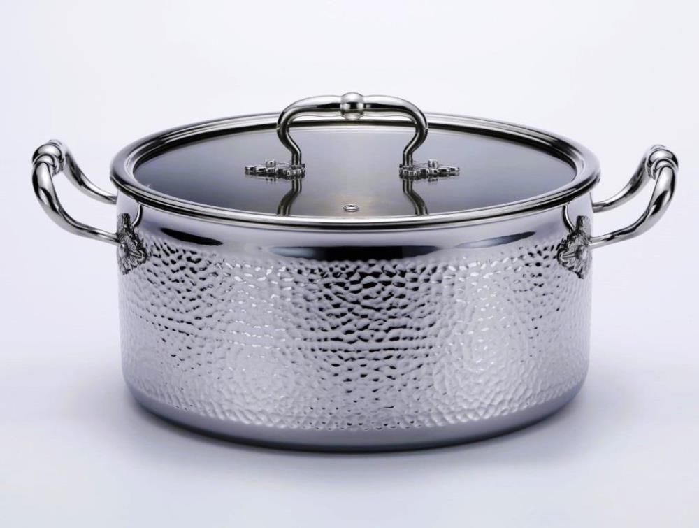 902-013 Кастрюля 8,5л с крышкой 28см в под.уп.(х3)