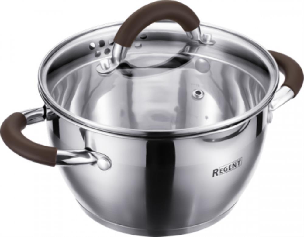 67-0318 Кастрюля со стекл. крышкой 2,3л; 18x10,5 см Linea Truffle индукция