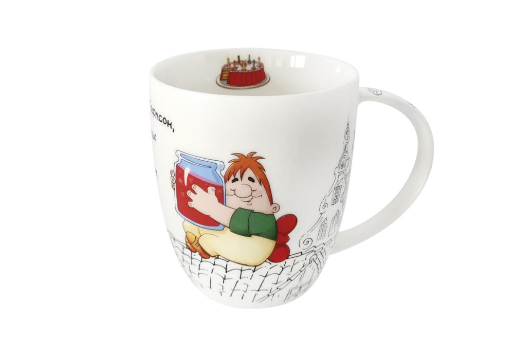 Малыш и Карлсон Кружка 380мл ф.дерби п/уп кратно 1