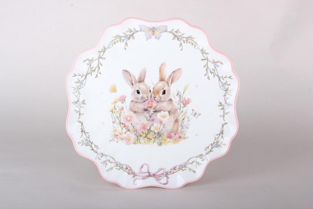 Пасхальный кролик Тарелка обеденная 26см  кратно 1