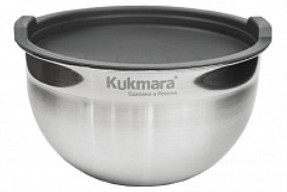 Миска нерж 6,0л 26см ТМ KUKMARA