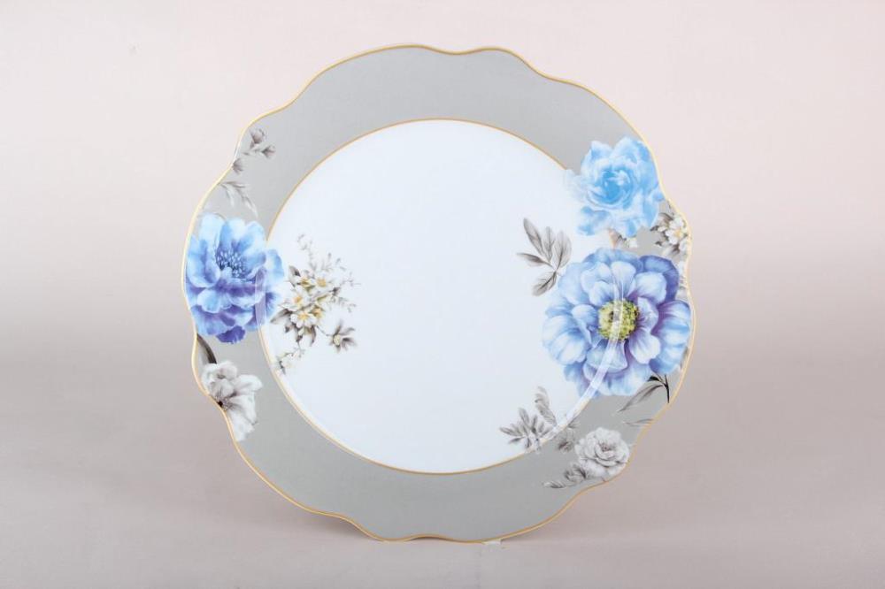 Flower gallery Набор тарелок обеденных 2шт 26.5см фарфор кратно 1 Flower gallery Набор тарелок обеденных 2шт 26.5см фарфор кратно 1