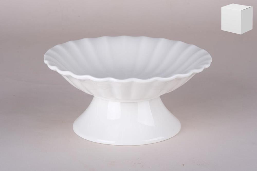 Блюдо на ножке 19х19х9см