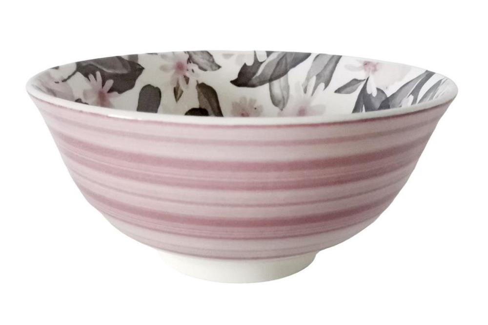 Ofelia pink Бульонница 600мл/15см