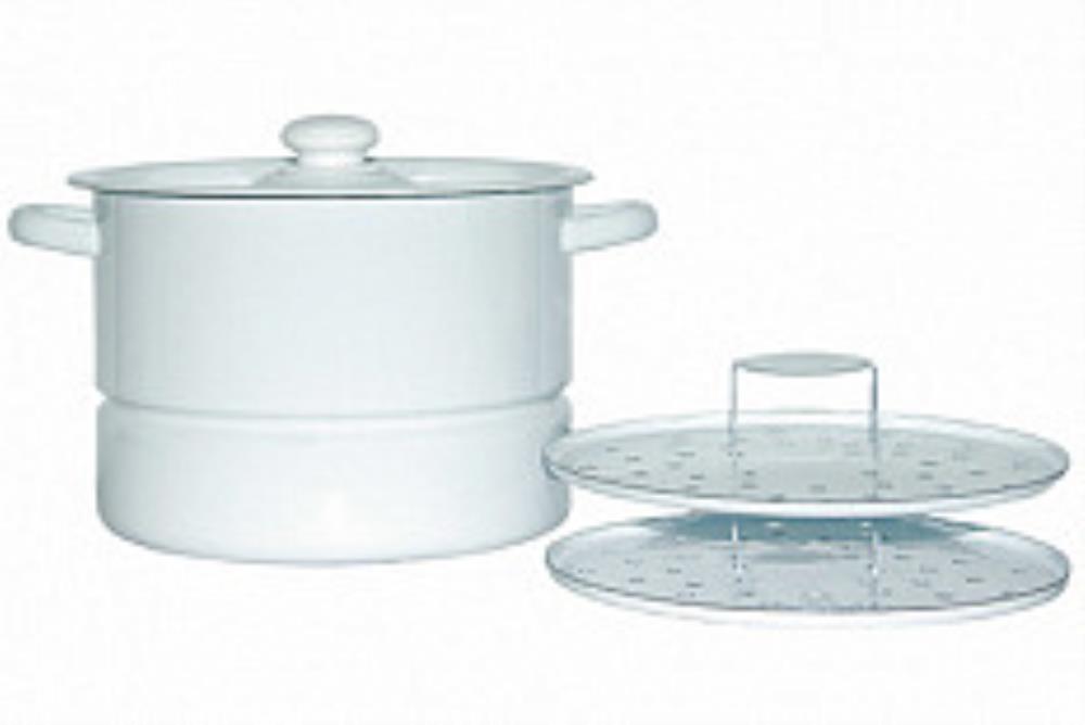 Позница (мантоварка) эмал 7,5 л 2 вставки без рис СИБИРСКИЕ ТОВАРЫ