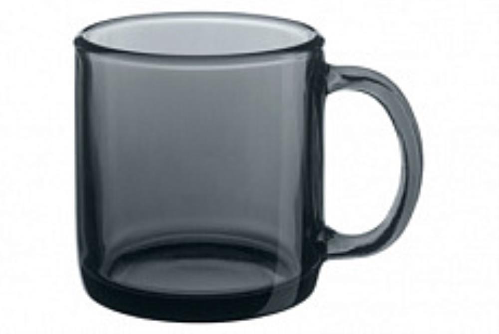 Кружка стекл 420мл Basilico Grey