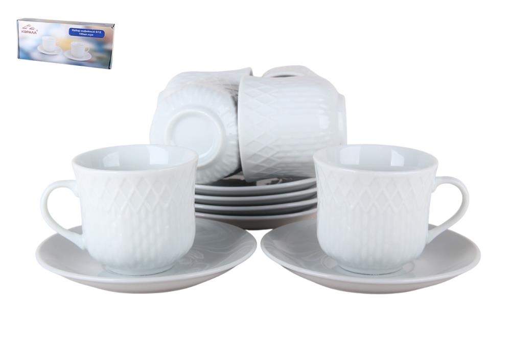 Diamante Набор кофейный 6/12 140мл п/уп кратно 1