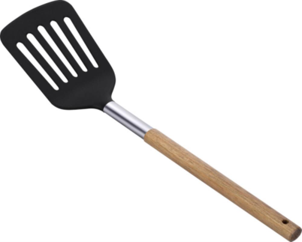 93-TO-AC-04 Лопатка кулинарная с прорезями 33,8х8,8 см, Linea ACACIA нейлон, дерево акация, нержавющая сталь 93-TO-AC-04 Лопатка кулинарная с прорезями 33,8х8,8 см, Linea ACACIA нейлон, дерево акация, нержавющая сталь