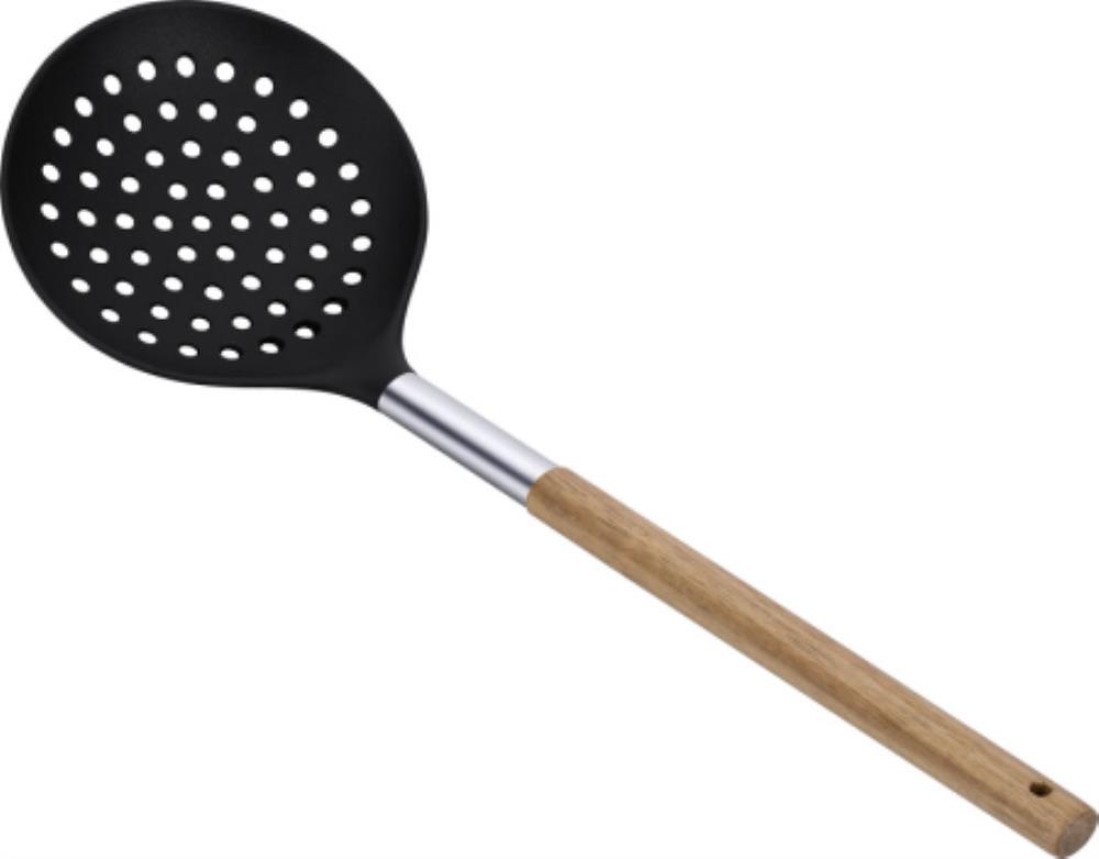 93-TO-AC-05 Шумовка 33.7х10.5 см, (нейлон, нерж. сталь,  акация) Linea ACACIA