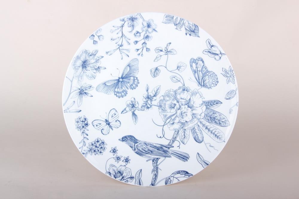 Лазурный сад Тарелка обеденная 26.5см стеклокерамика кратно 6