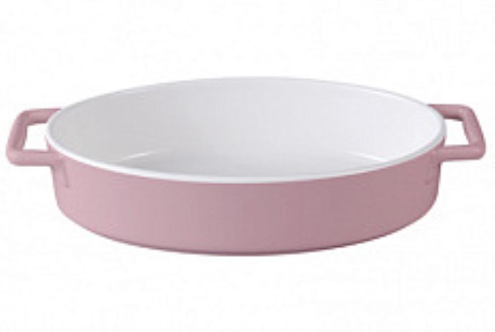 Форма керам овал 27,5х15х6,5см розовый Twist TM Appetite