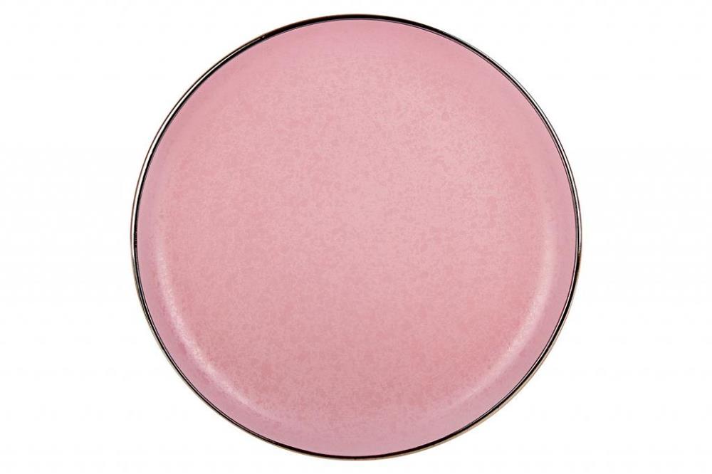 Тарелка обеденная 26см Elite pink