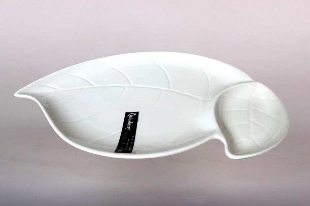 Блюдо сервировочное 34х20.5см с соусницей  кратно 8