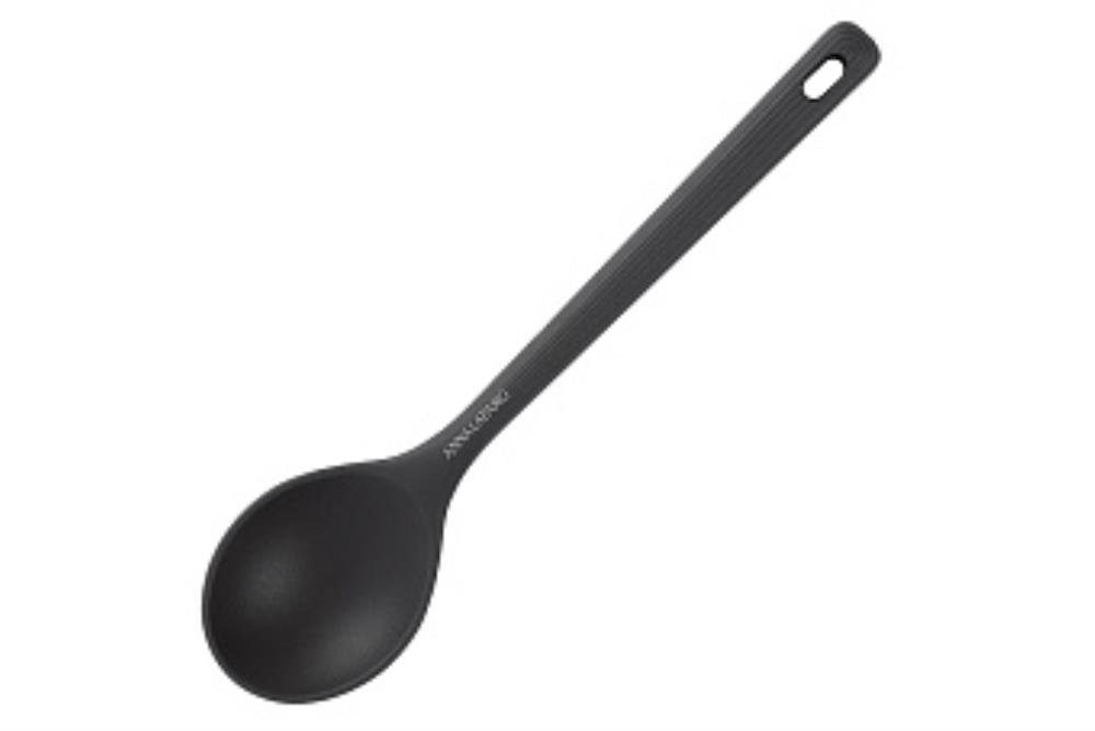 Ложка сервировочная, 32 см, силикон, графитовая, Streak