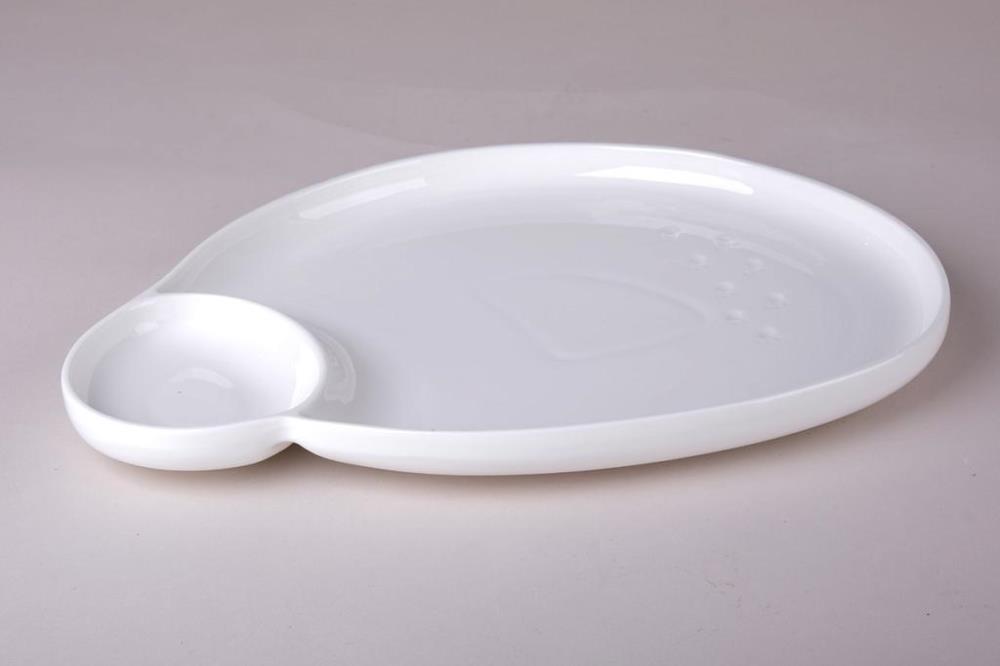 Блюдо сервировочное 25.8х21х2см кратно 4