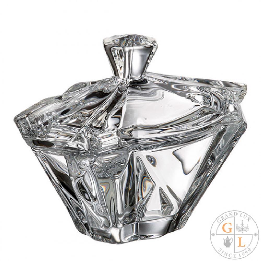 Crystalite Bohemia Enigma Конфетница с крышкой 15см