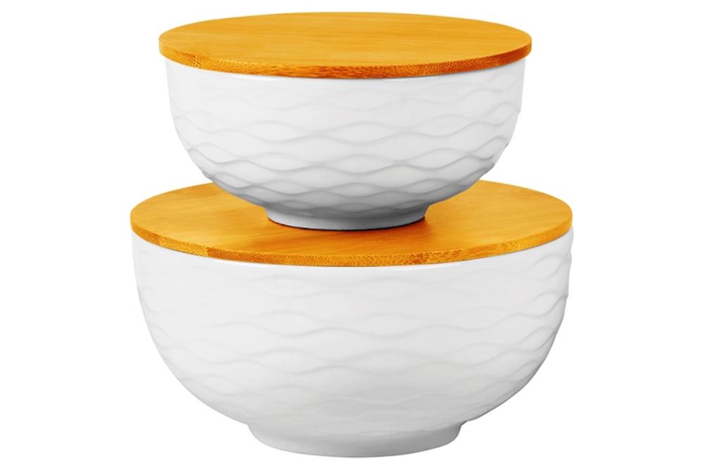 Набор салатников 2 пр. 300 мл 11,5*11,5*6 см + 550 мл 14*14*7,5 