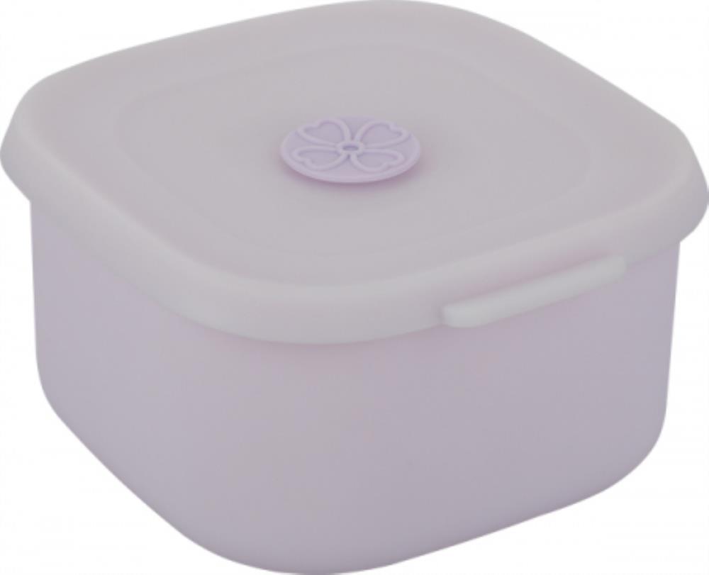 74-014 Силиконовый контейнер для еды 400мл, 12.2*11.7*6.5см Linea Silicone