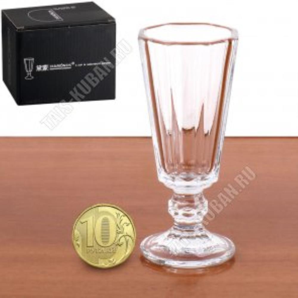 317 Y Набор 6 рюмок ЛАФИТНИК 35 мл, d-4,3 см, h- 10 см в упаковке