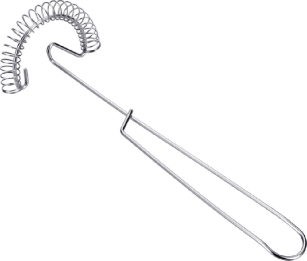 93-ST-02-03 Венчик-вспениватель молока 2 в 1, 25,6х6,8 см, Linea STACCATO нержавеющая сталь