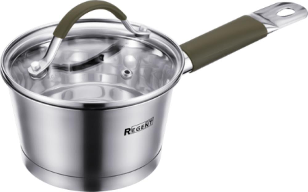 67-11 Ковш со стеклянной крышкой 1,2 л; 14x8,5 см, Linea OLIVA индукция