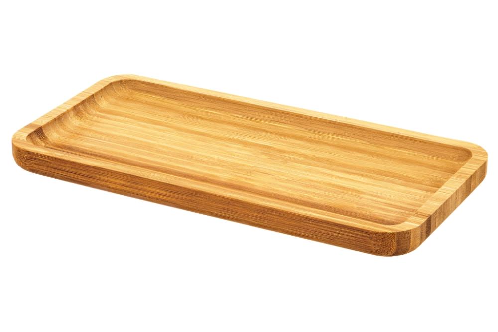 Поднос сервировочный 30*15*2 см, прямоугольный, бамбук Поднос сервировочный 30*15*2 см, прямоугольный, бамбук