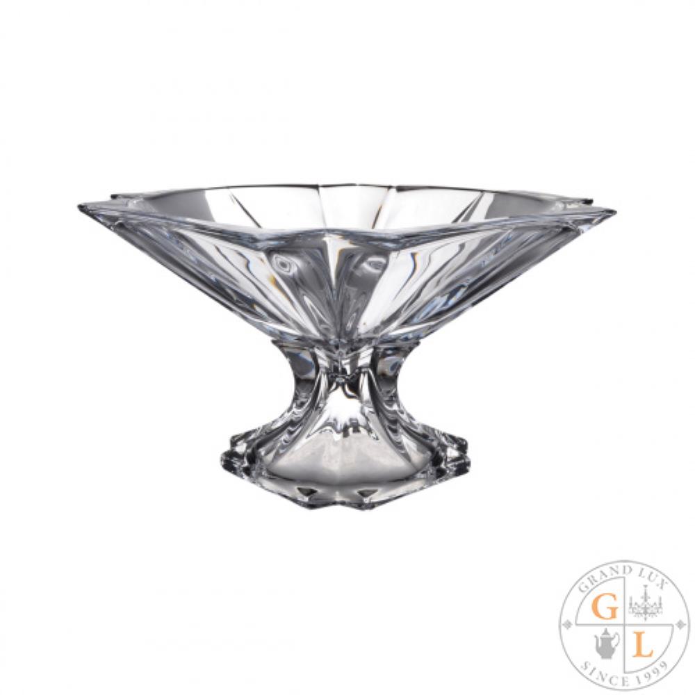 Crystalite Bohemia Metropolitan Фруктовница на ножке 33 см Crystalite Bohemia Metropolitan Фруктовница на ножке 33 см