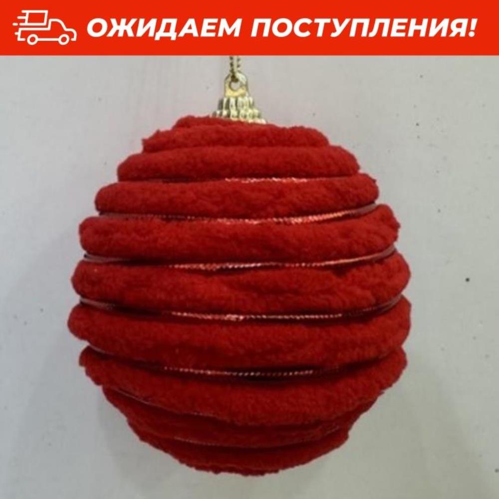 Набор новогодних шаров 6 пр. 8 см «Все в цирк!» красный Набор новогодних шаров 6 пр. 8 см «Все в цирк!» красный