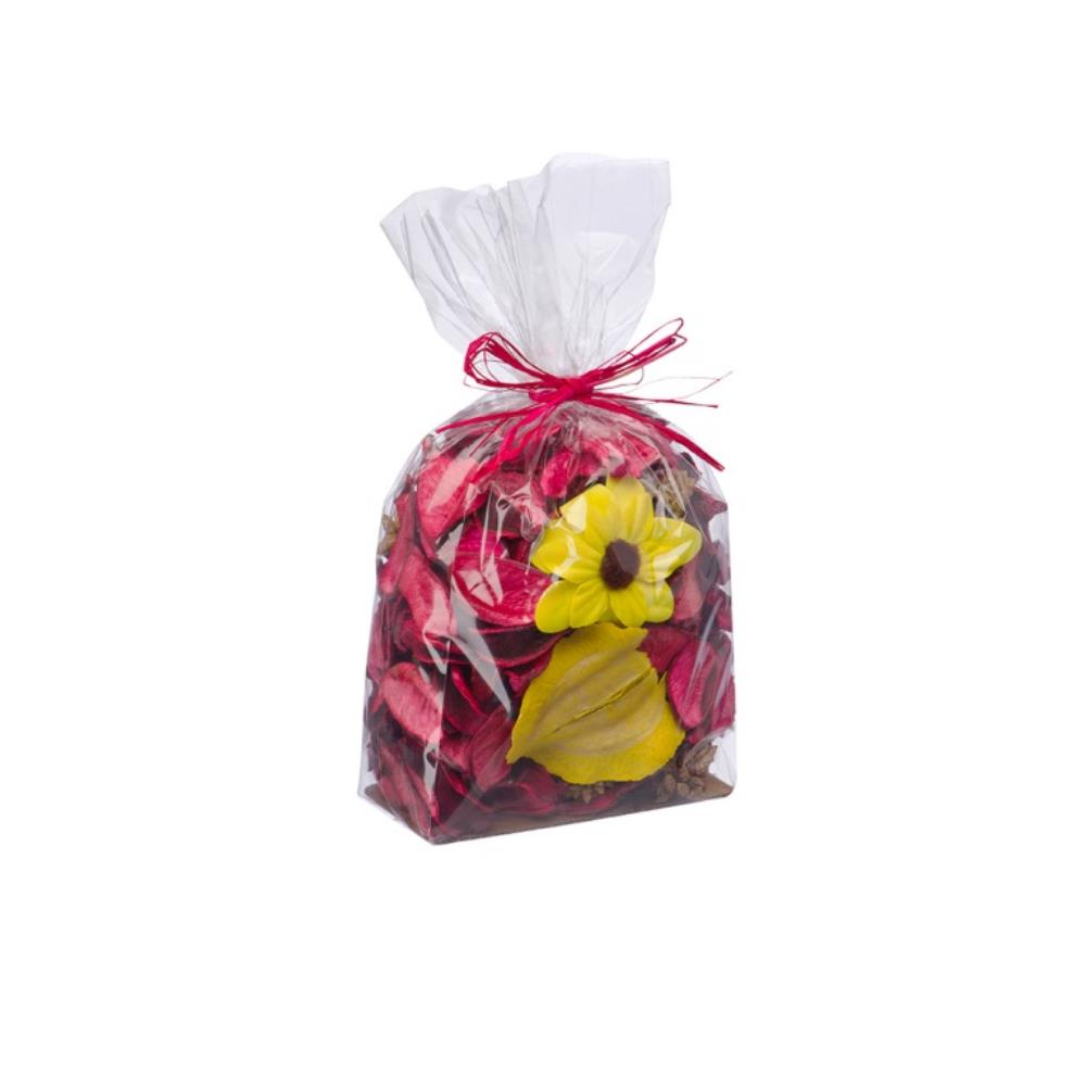 Набор сухоцветов из натуральных материалов, с ароматом клубники, Д100 Ш75 В155, пакет