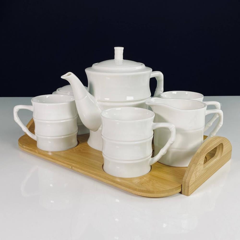 140-149 Чайный набор 8пр. 270мл BAMBOO в под.уп.(х6)Фарфор