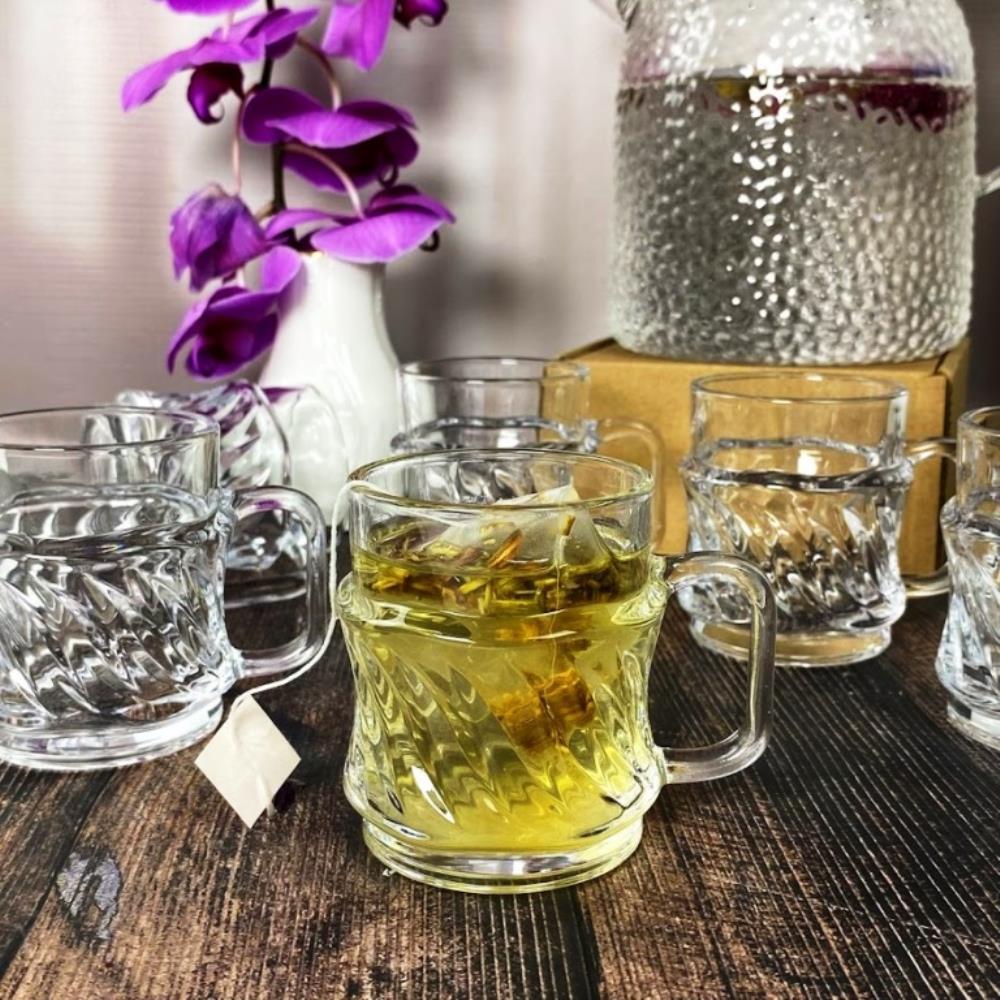 200-211 Набор из 6 кружек165мл в под.уп.(х12)Стекло