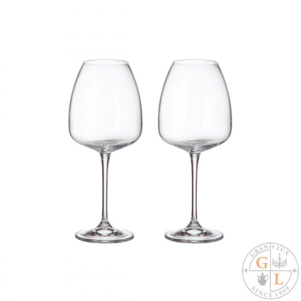Crystalite Bohemia Anser/Alizee Набор бокалов для вина 610 мл (2 шт