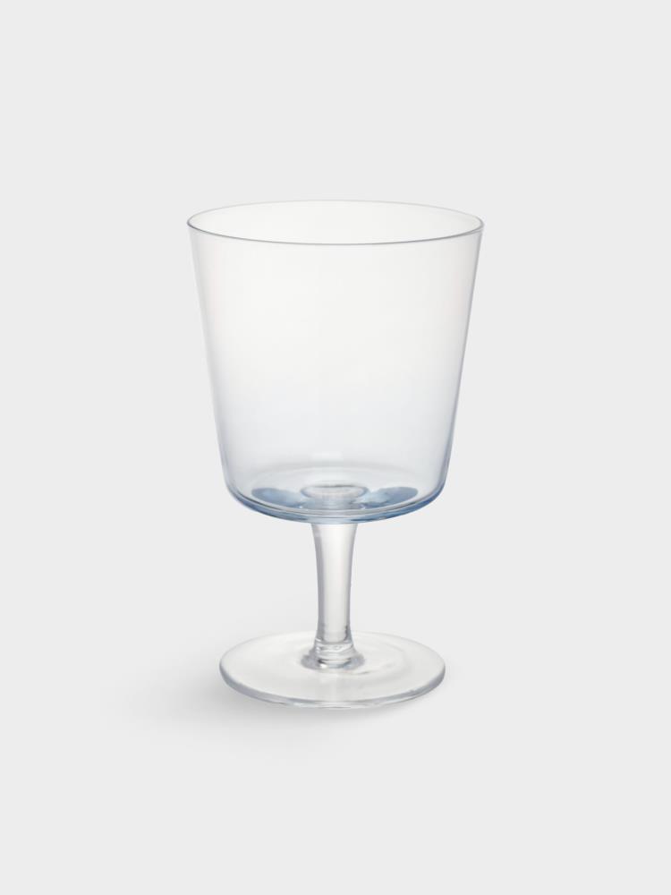 Бокал-кубок для вина, 320 мл, стекло, голубой, Soul