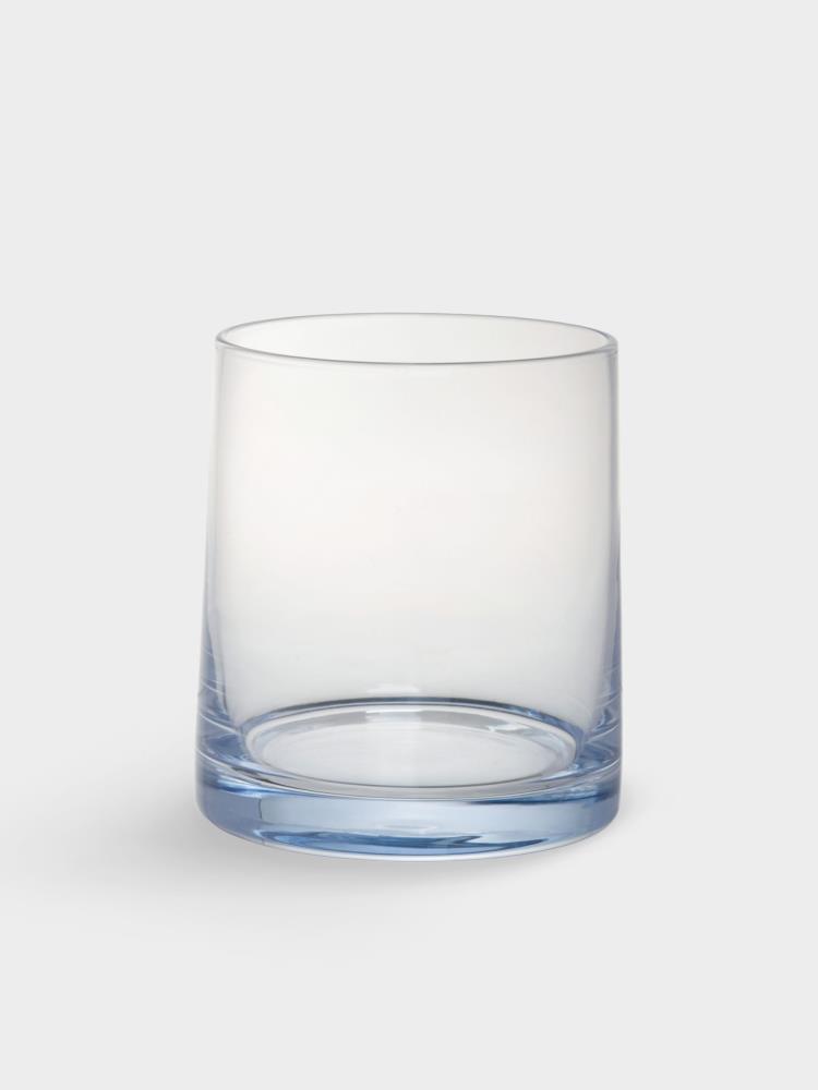 Стакан, 9 см, 320 мл, стекло, голубой, Soul