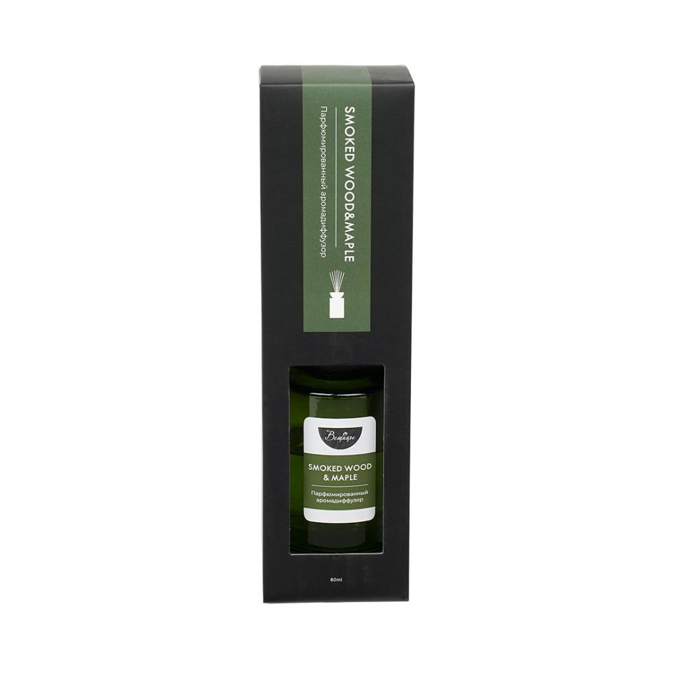 Парфюмированный аромадиффузор SMOKED WOOD & MAPLE 80 мл., Д60 Ш60 В240