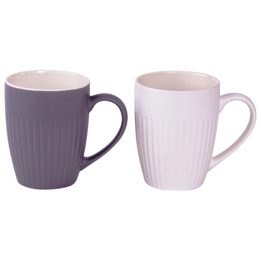 Набор кружек фарф 380мл 2пр тюльпан Ритм 1 ТМ Appetite