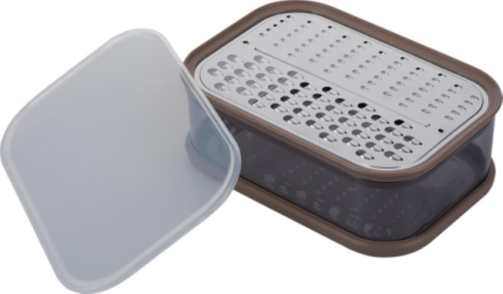 74-218 Терка нерж. с контейнером 18.8*13.5*6.6см Linea PRESTO 74-218 Терка нерж. с контейнером 18.8*13.5*6.6см Linea PRESTO