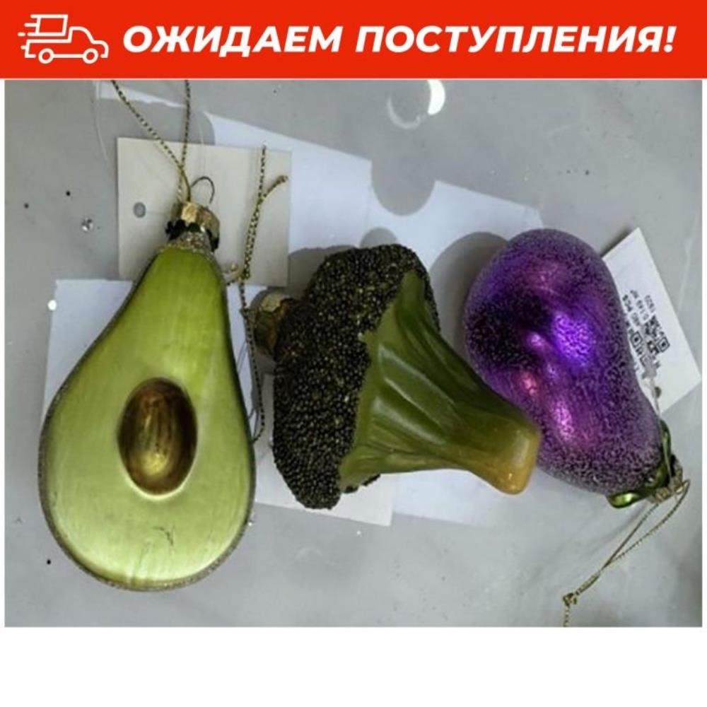 Набор стеклянных новогодних игрушек 3 пр. 8,5 см, 8,5, 10 см Набор стеклянных новогодних игрушек 3 пр. 8,5 см, 8,5, 10 см