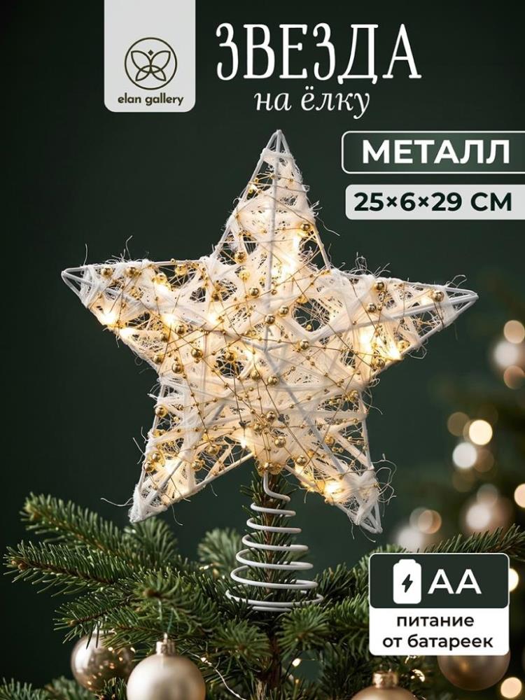 Новогодняя игрушка-макушка 25*6*29 см Новогодняя игрушка-макушка 25*6*29 см