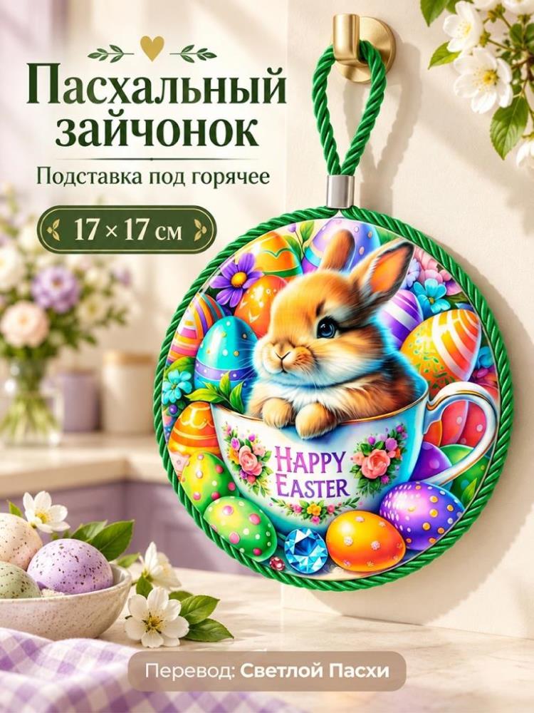 Подставка п/горячее 17*17*1 см 