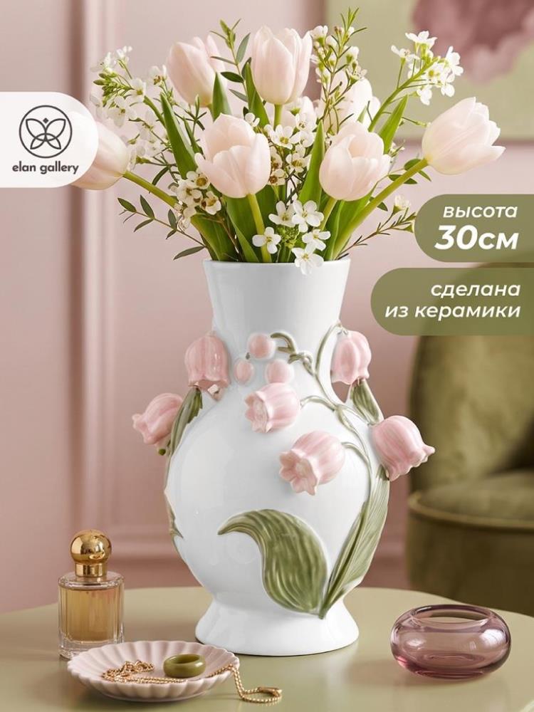 Ваза 3,3 л 23,5*17*30 см, белый, керамика Ваза 3,3 л 23,5*17*30 см, белый, керамика