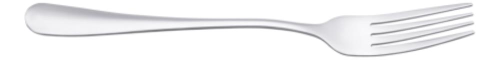 93-CU-OL-02 Вилка столовая нержавеющая сталь 18х0 (толщина 2 мм), Linea Olimpo