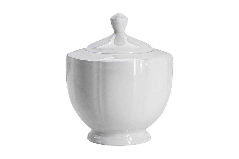 Сахарница, 10,5 см, 250 мл, фарфор F, белая, Lotus white