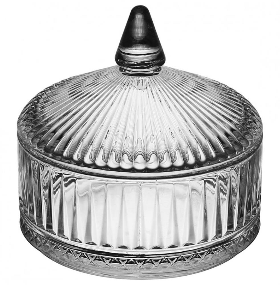 610 DM Ваза для варенья/меда емк 530 мл, d-13 см, h-12,5 см в упаковке