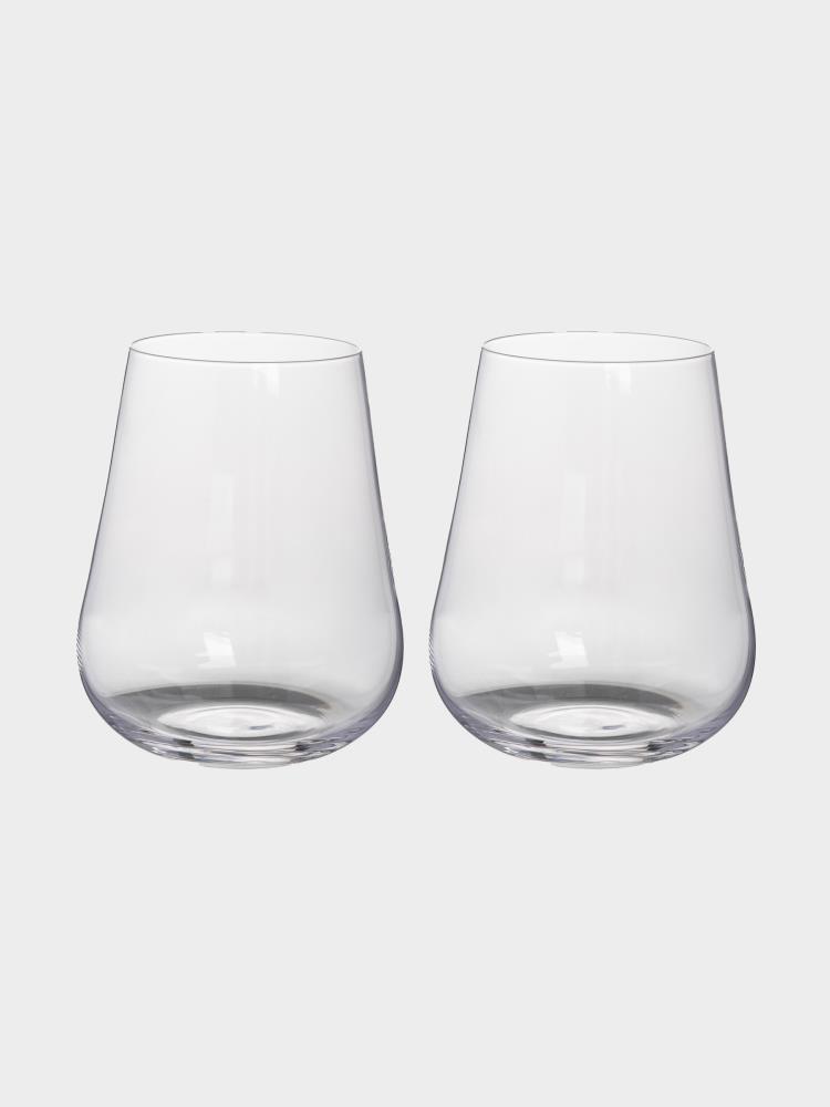 Стакан, 12 см, 540 мл, 2 шт, кристальное стекло, Rodengo