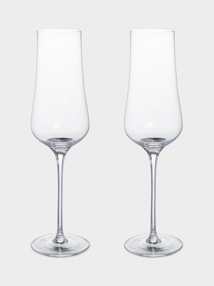 Бокал для шампанского, 250 мл, 2 шт, кристальное стекло, Rodengo