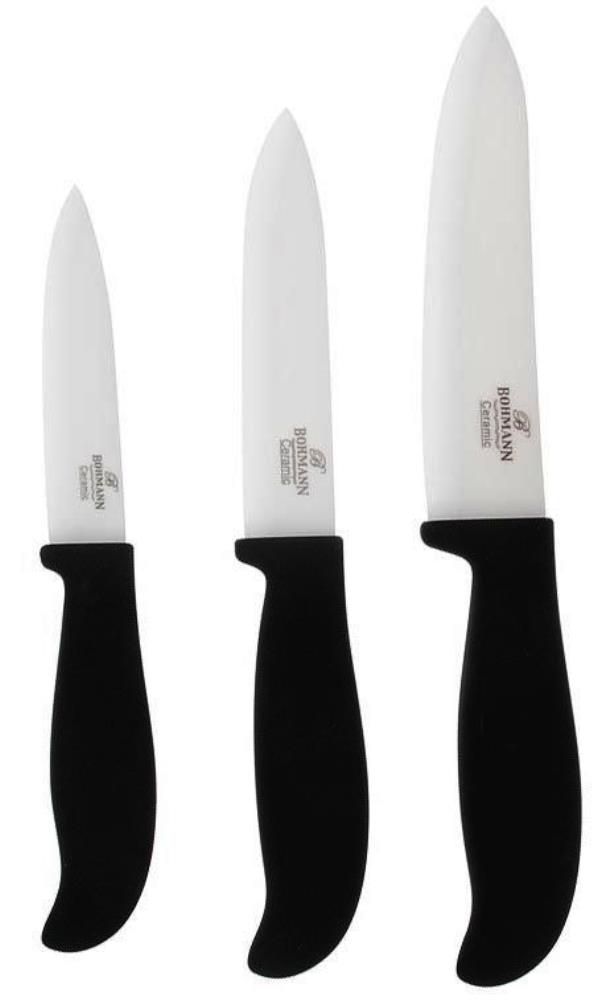 Ножи BH - 5221 /3пр/10,12,7,15см/бел керамич.покр. (х12)